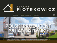 Tablet Screenshot of blachypiotrkowicz.pl